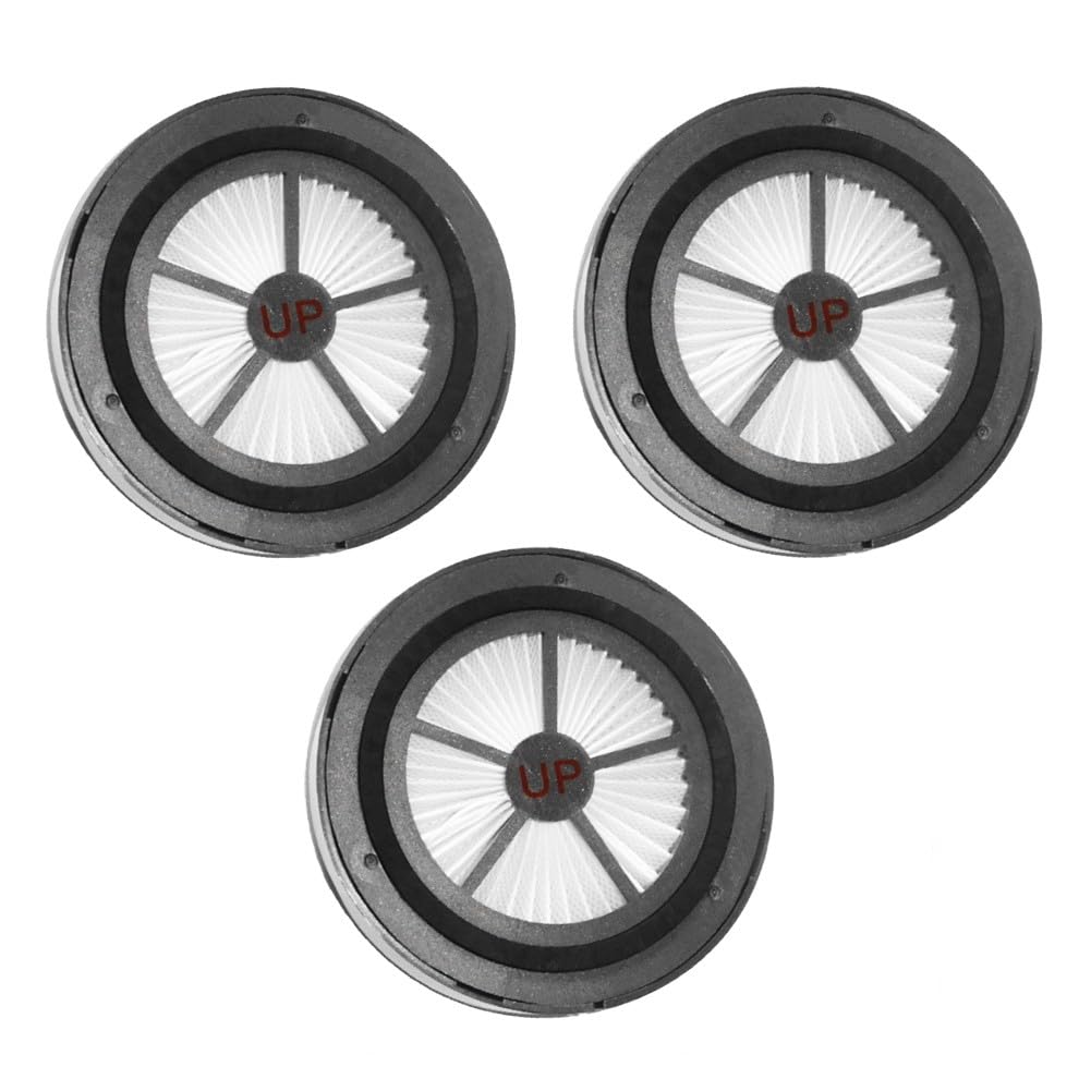 Confezione da 3 filtri di ricambio per aspirapolvere senza fili Ultenic U11 Pro, ad alta efficienza, colore nero