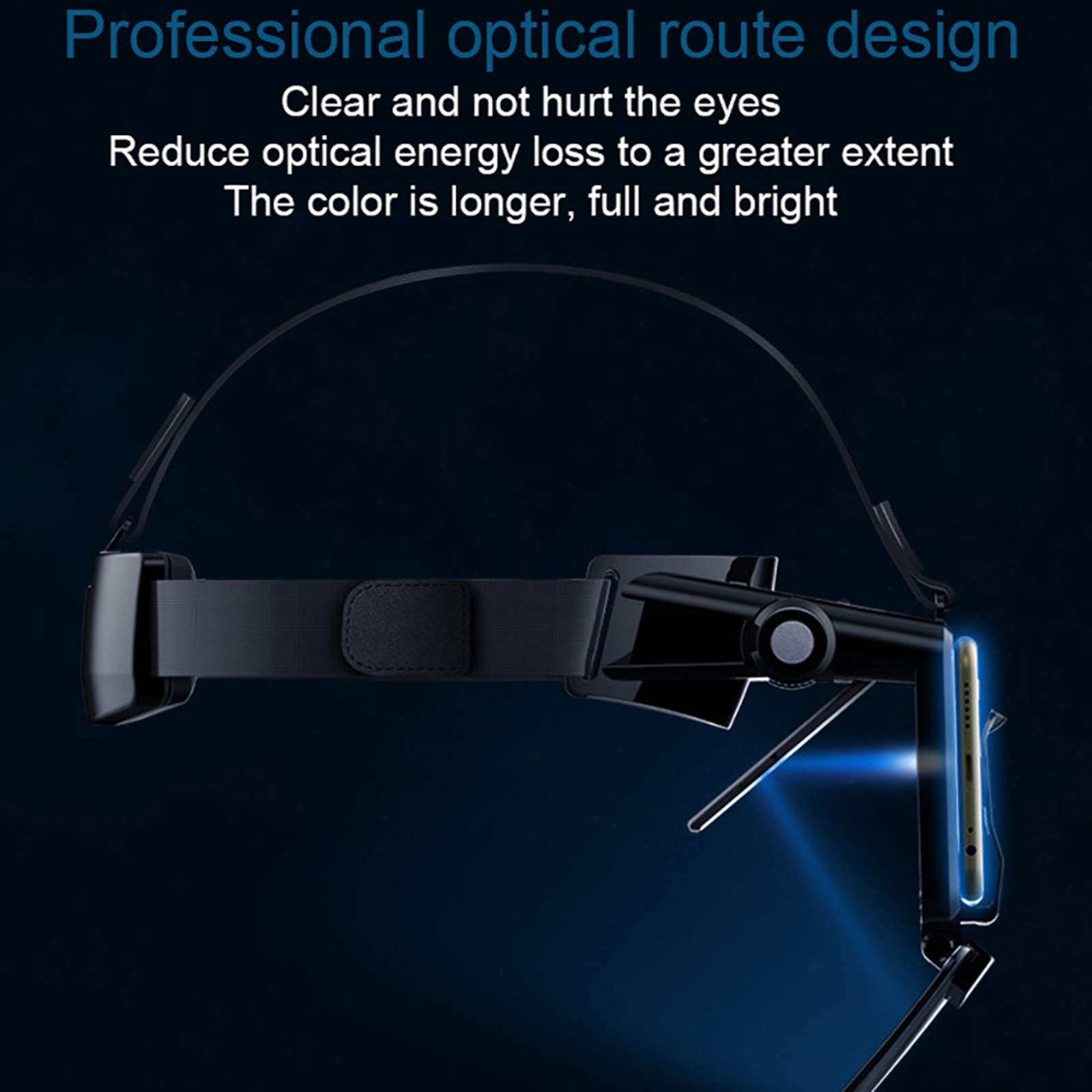 Gafas 3D VR, Casco VR de Realidad Virtual Compatibles con 4.7-6 Pulgadas para iOS y para Teléfonos Android
