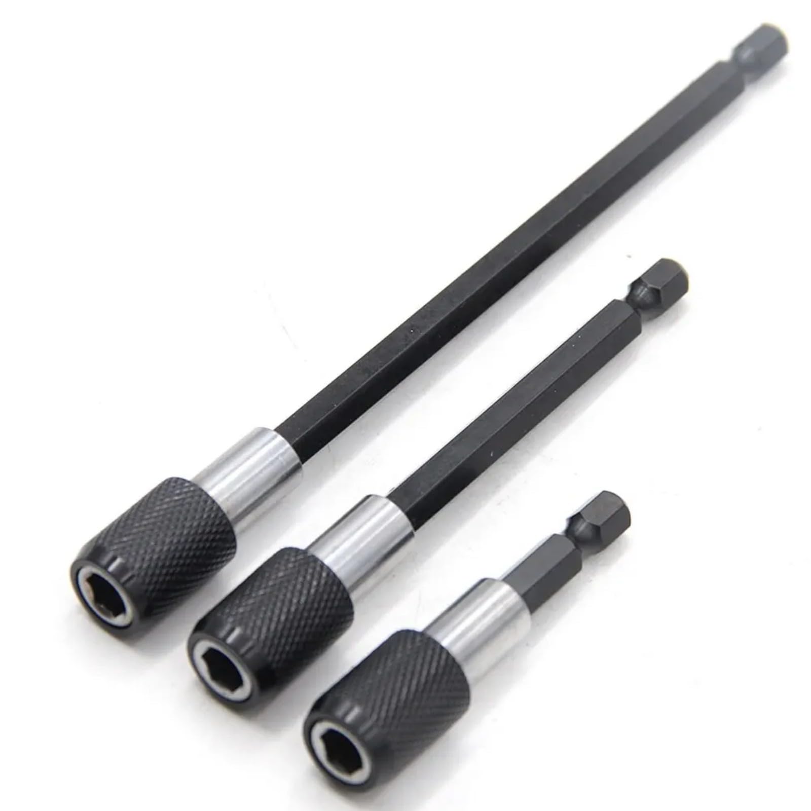 3Piece Quickly Release Screwdriver Extension Rod for Easy Operate Long Last in Various Repair Tasks Quickly Release Screwdriver Set