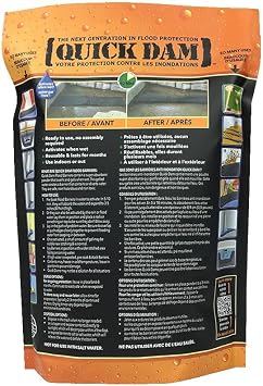 Quick Dam Flood Barrier - 6 x 5'