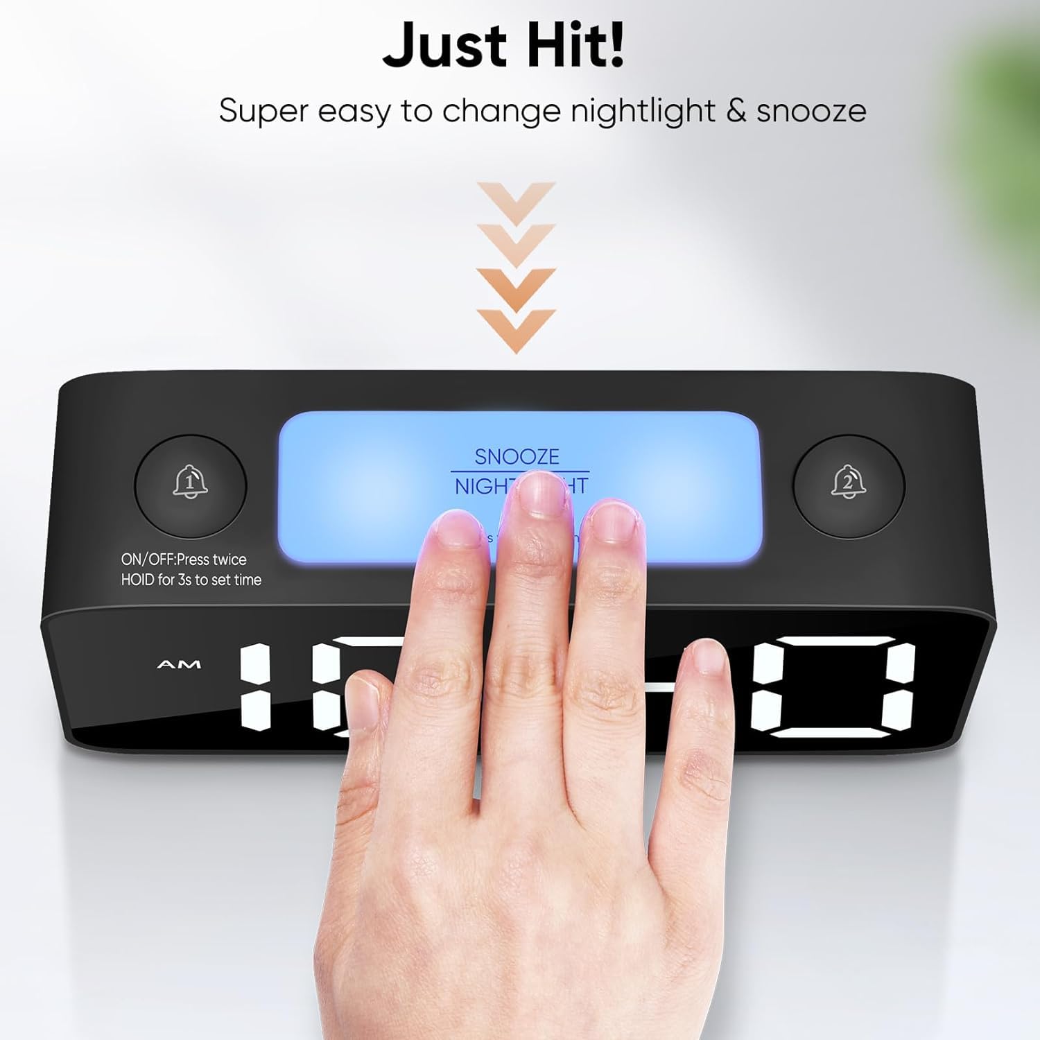 Amazon.co.jp: デジタル目覚まし時計、RGBデジタル時計、7色常夜灯付き