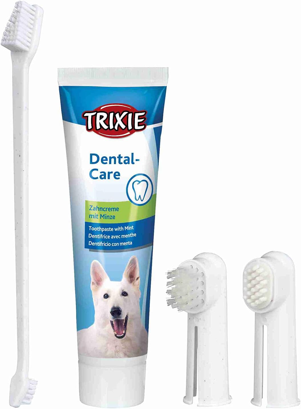 2561 Dental Care Kit, dog, White, 4 Count (Pack of 1)