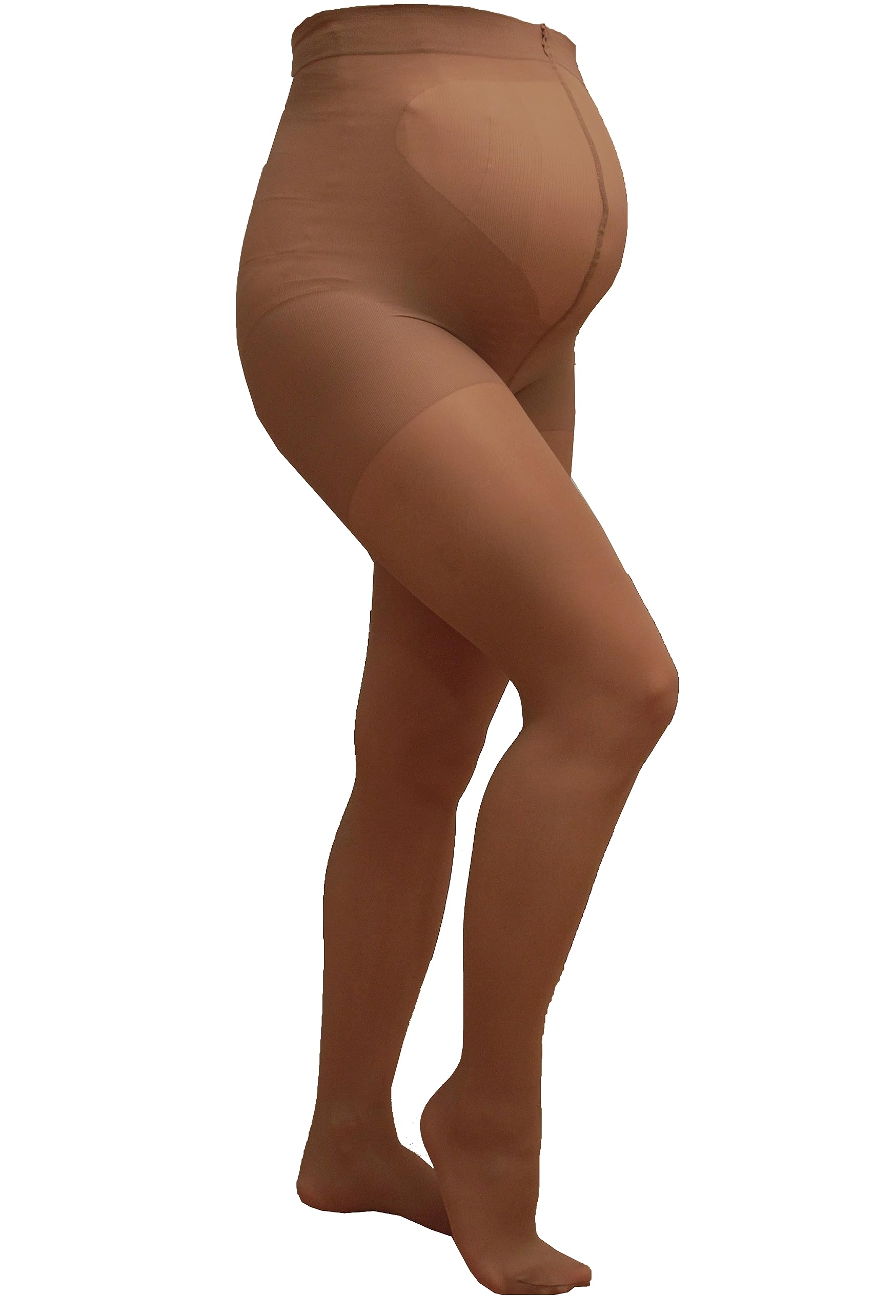 Fiore Maternity Tights Mama 40 Denier (3-Medium, Tan)