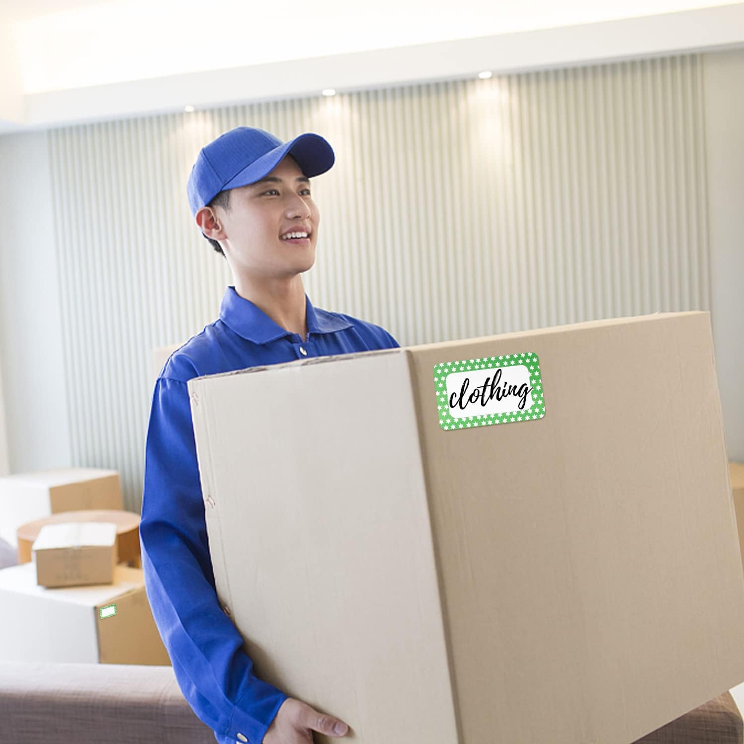 3.5"x2.25" Colorful Name Tags 400pc 5 Colors Name Tag Stickers for Office, School, Classroom, Kitchen, Refrigerator - Image 7