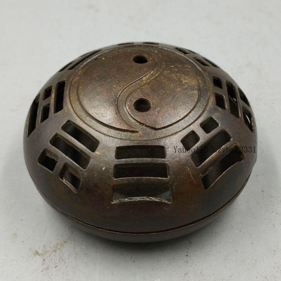 銅器 八卦禅意 太極香炉 茶道 書斎 道家供養 香炉 装飾品 工芸品 置物 銅器 八卦禅意 太極香炉 茶道 書斎 道家供養 香炉 装飾品 工芸品 置物