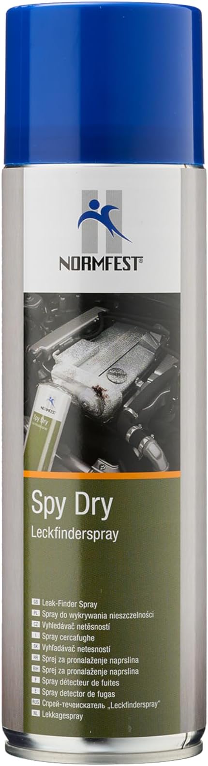 Normfest 漏れ検知スプレー 400ml マーブルパウダーベース 高温耐性 不燃性 12個入り