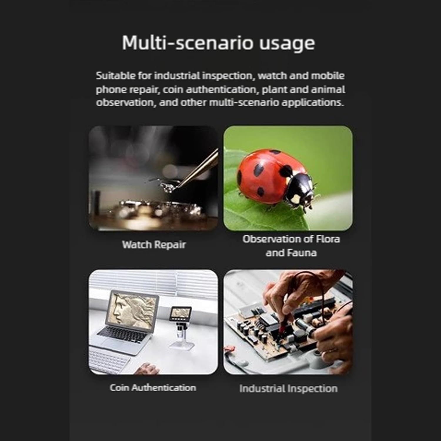 Amazon.co.jp: 顕微鏡 子供 小学生 子供向け 100~1200倍の子供用顕微鏡 学生初心者向け生物顕微鏡 【日本語説明書付き】 教育用  おもちゃ顕微鏡 自由研究用 夏休み 小学生 プレゼント微生物細胞研究の子供用実験観察に適す 標本付き 小中学生初心者学習 休暇中の無料研究 ...