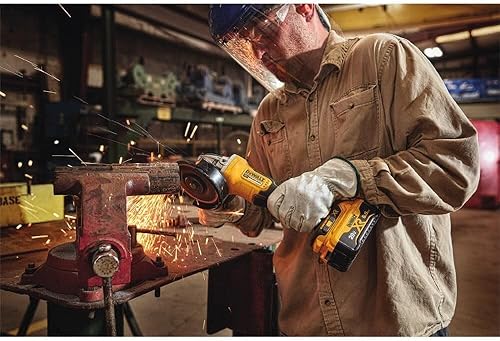 Miniatura 4 de DEWALT Kit de herramientas de amoladora angular 20V MAX* 4-1/2 pulgadas, interruptor de paleta con freno (DCG413R2)