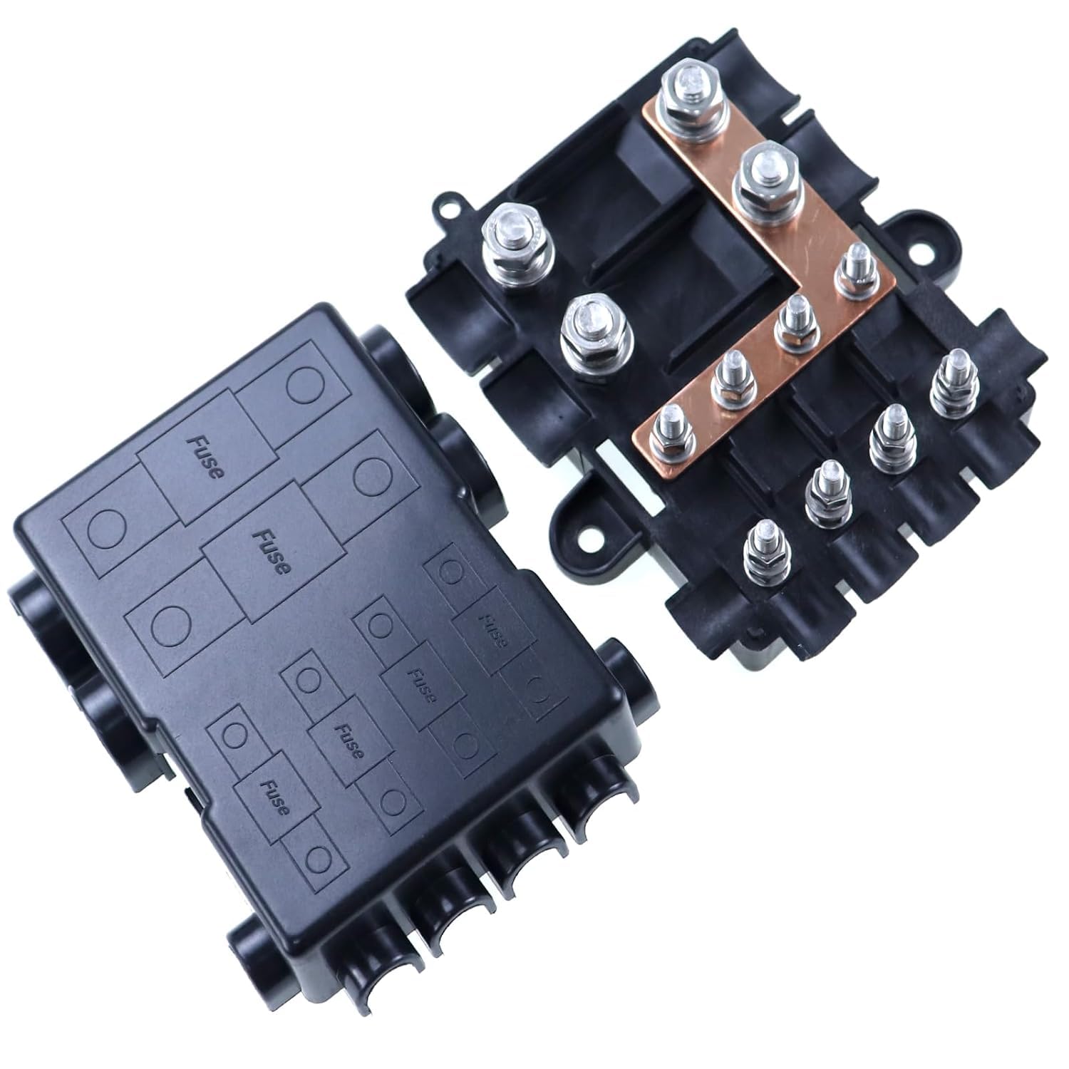 Kfz-Sicherungskasten-Sicherungshalter, Stromverteilerblock für PKW, Nutzfahrzeuge, 12 V/36 V Systeme