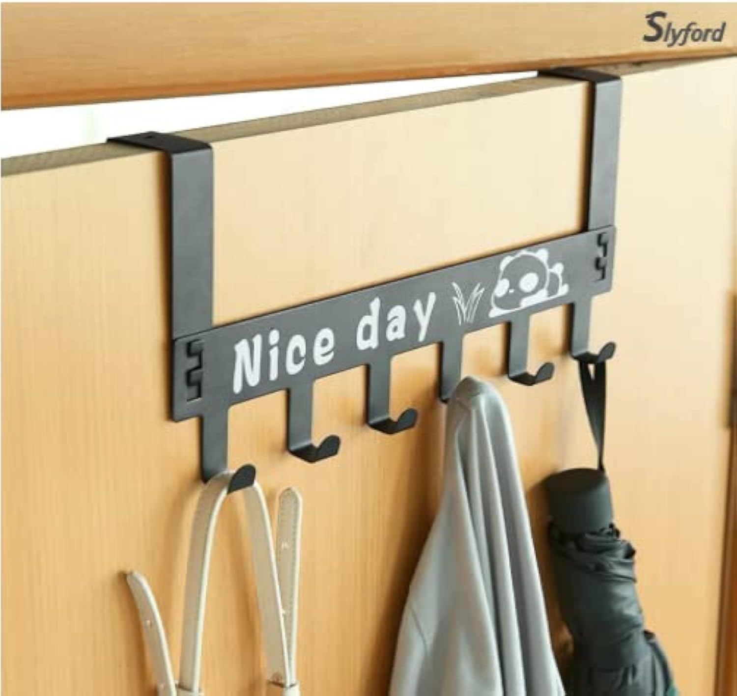 See full amazon price history chart for Slyford Heavy-Duty Carbon Steel Nice Day Over Door Hook | Removable Door Hook | Towel Hanger | Coat, Scarf, Cloths Hanger (Multi Color) (Pack of 1) Slyford Heavy-Duty Carbon Steel Nice Day Over Door Hook | Removable Door Hook | Towel Hanger | Coat, Scarf, Cloths Hanger (Multi Color) (Pack of 1) (B09RNBKJY6) Amazon Price History, Amazon Price Tracker