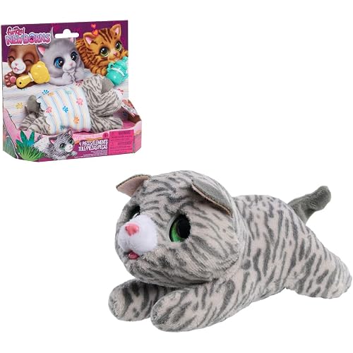 furReal Newborns Kitty Interactive Pet Plush Stuffed Animal Cat