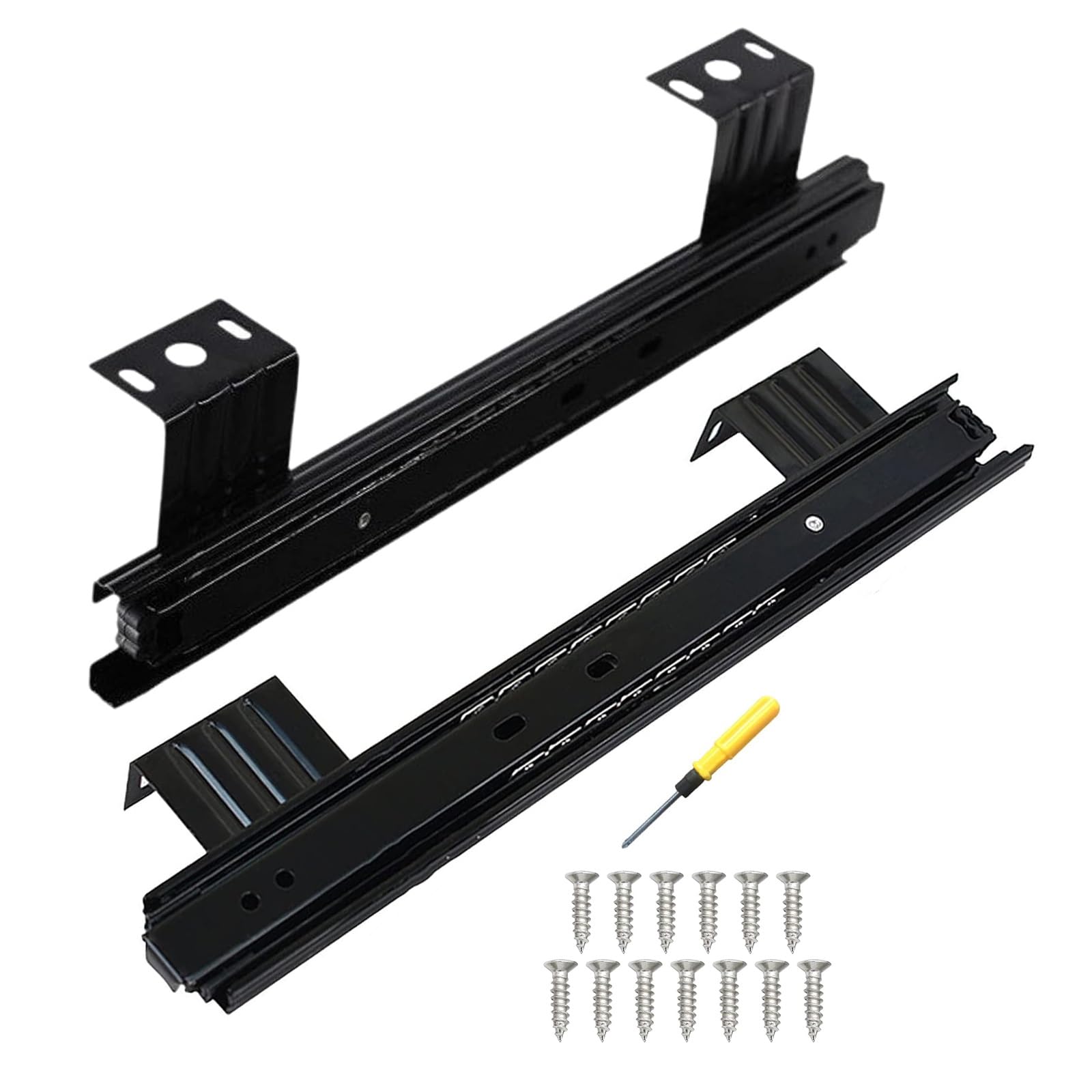 Rieles de teclado para escritorio que eliminan el desorden soportando bandejas de hasta 35 kg