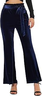 Amazon.es: Terciopelo Azul - Pantalones para mujer / Ropa para mujer: Ropa