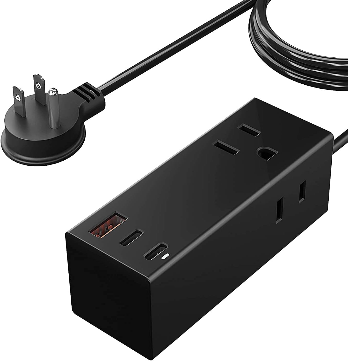 Ceptics USB C Wall Charger, 65W Ultra Compact with Quick Charge 3.0 PD Power Delivery - GAN TECH - Small USB + Dual USB-C - 3 Ports Total - Powerful - Fast QC & PD - White (NAN-65W)