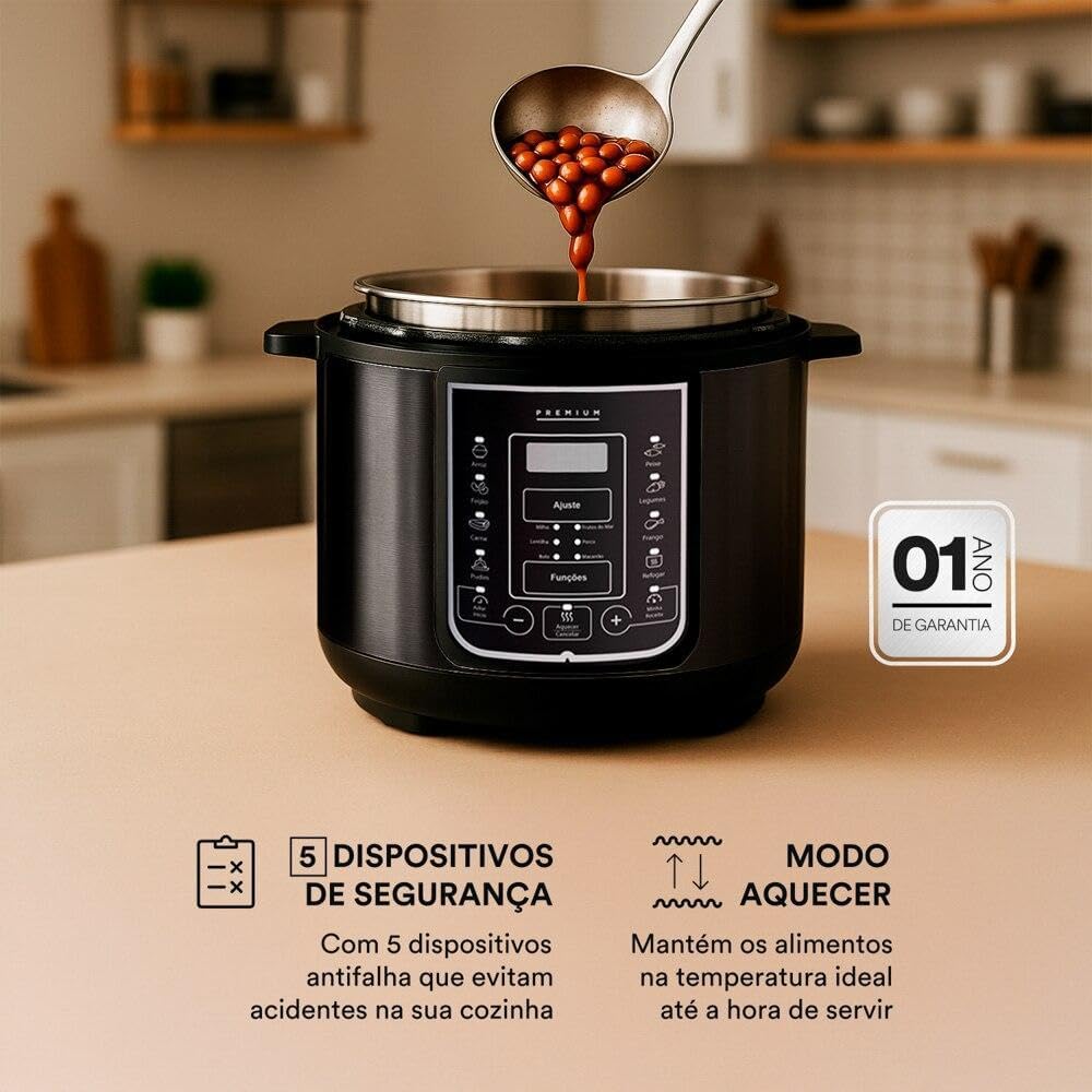 Panela de Pressão Elétrica Eos: Review Testado por 7 dias