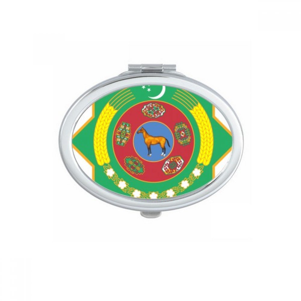 Miroir ovale de maquillage pour corriger les imperfections du teint