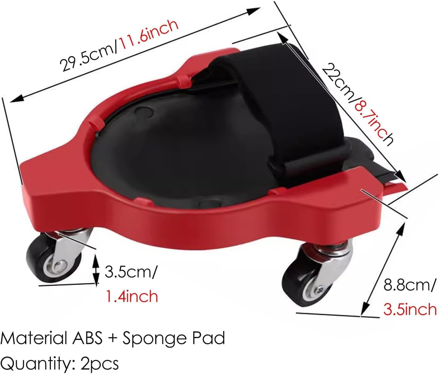 Rodilleras con ruedas rodantes, multiusos, para jardinería, carpintería, construcción, trabajos de piso