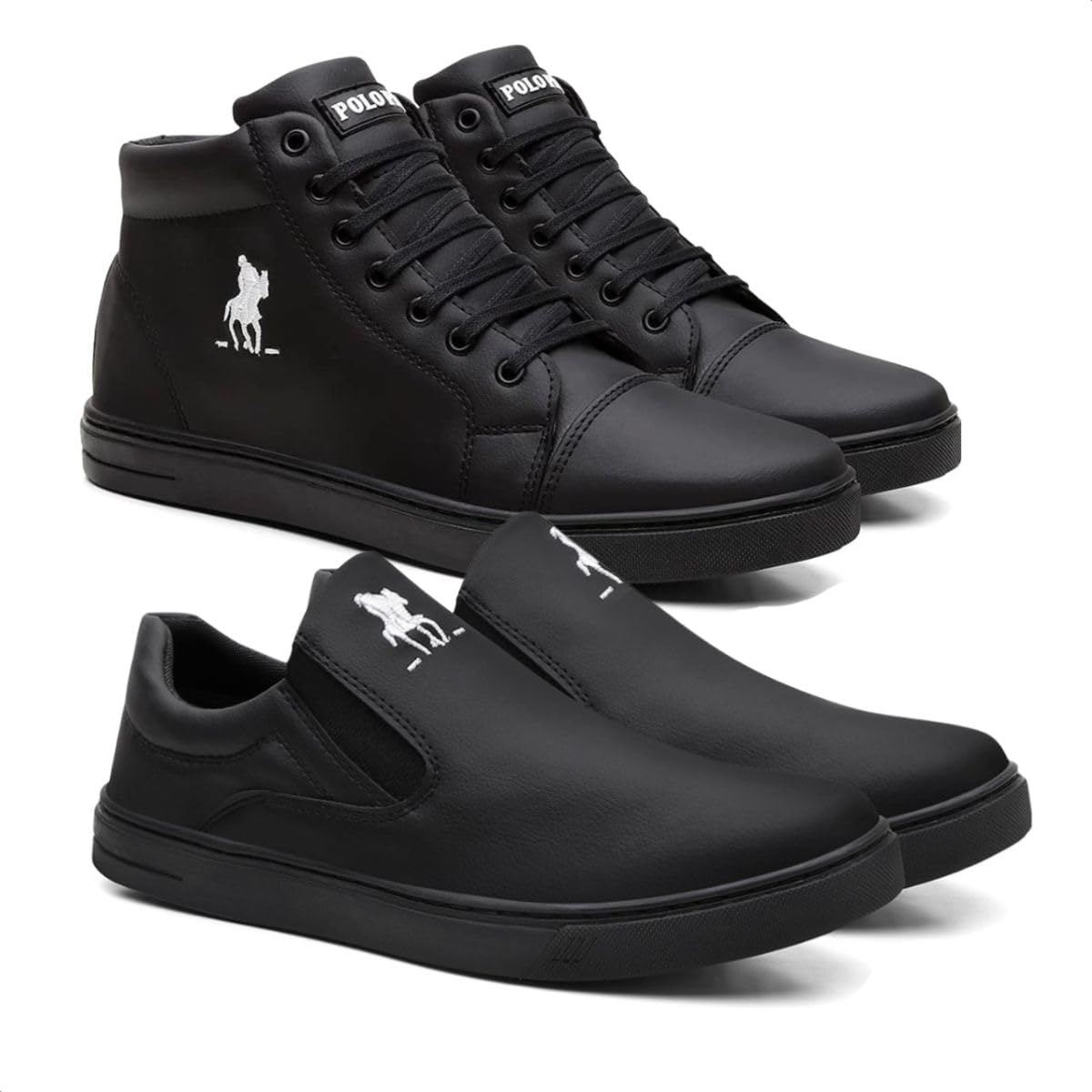 Kit 2 Tênis Polo Plus Masculino Cano Alto + Tênis Slip On em promoção! Veja a oferta e mais achadinhos de Tênis 2 Hoje é o melhor dia para comprar Kit 2 Tênis Polo Plus Masculino Cano Alto + Tênis Slip On com aquele preço maroto! Promoção! Aproveite a oferta! 2