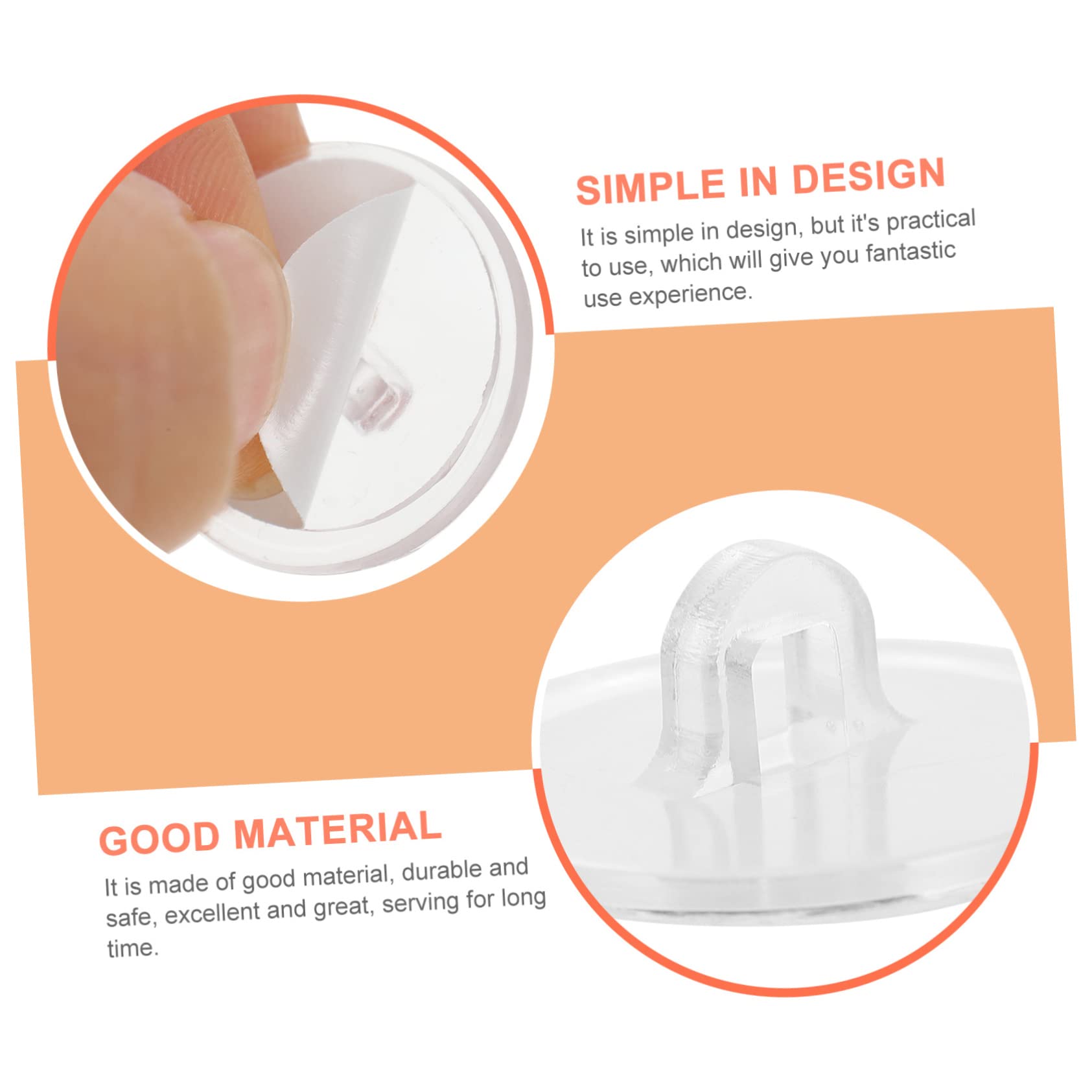 Amosfun 400 Piezas Gancho Adhesivo Para Disco De Techo Cartel De Planta Ganchos De Disco Colgador De Gancho De Puerta De Pared Remaches Para Tela Gancho Para Toalla Transparent Páginas
