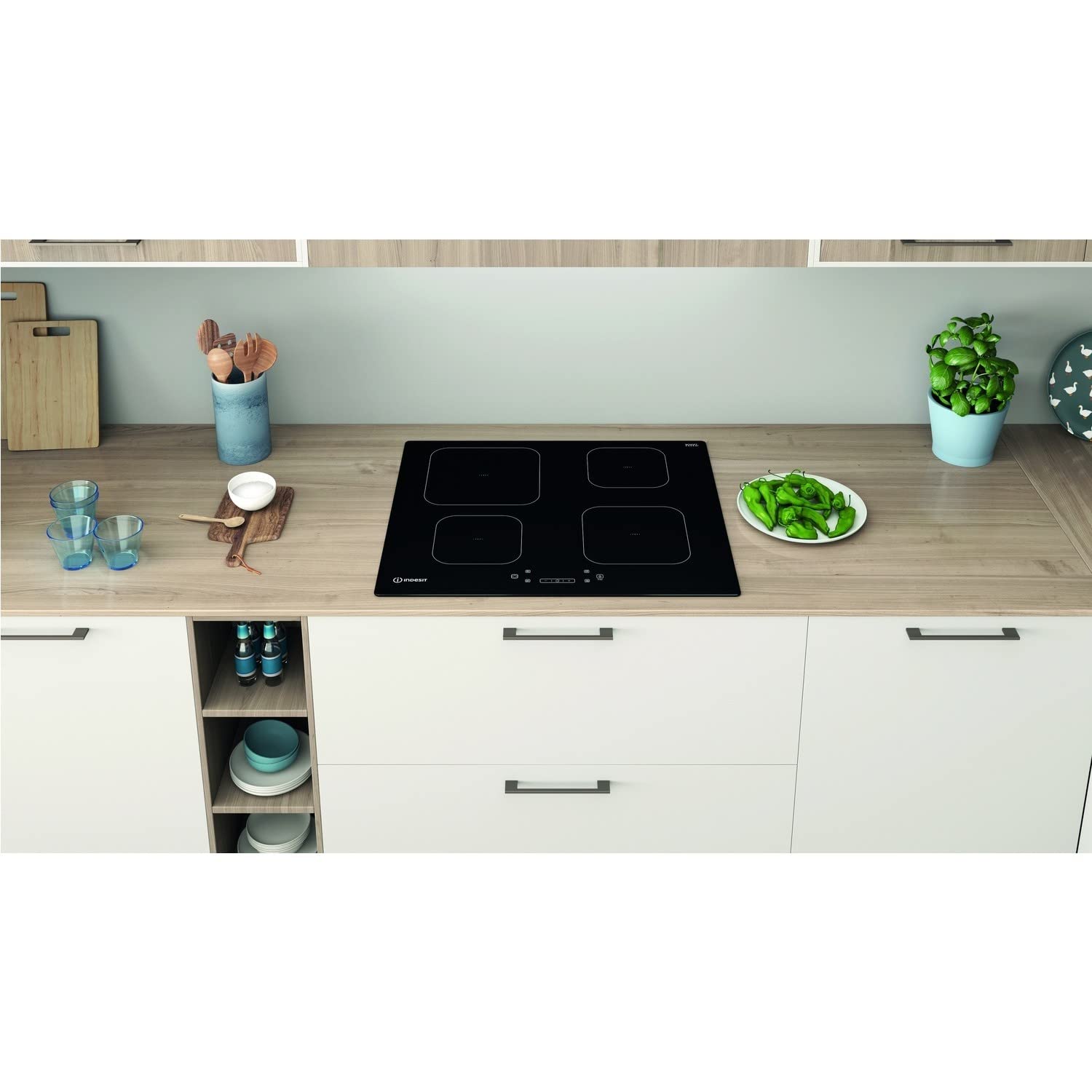 Piano cottura induzione Indesit IS 83Q60 NE