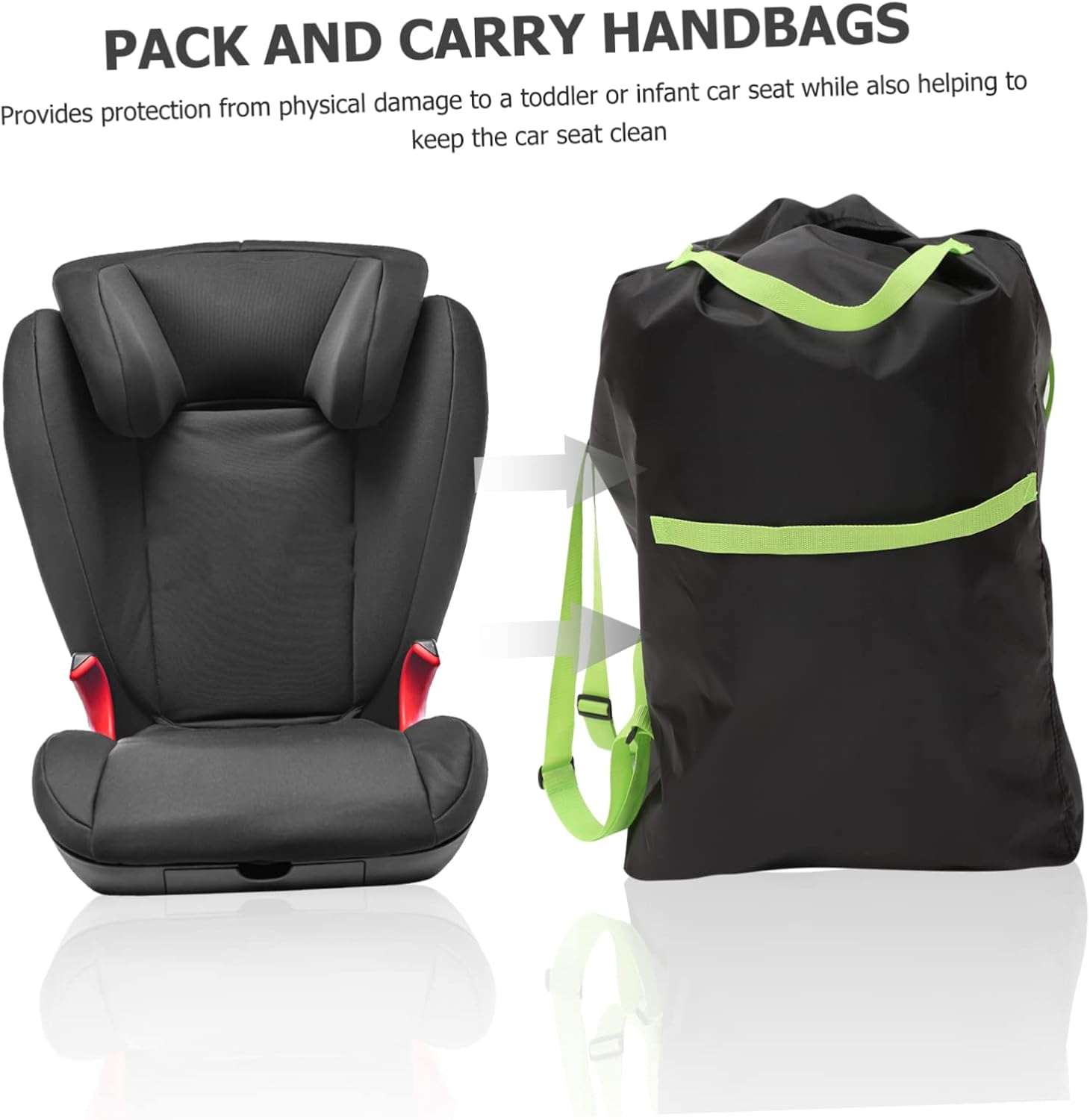 Extra Large Stroller Travel Bag for Airplane Durable Double Stroller Cover with Comfortable Shoulder Straps for Easy Carrying and Check