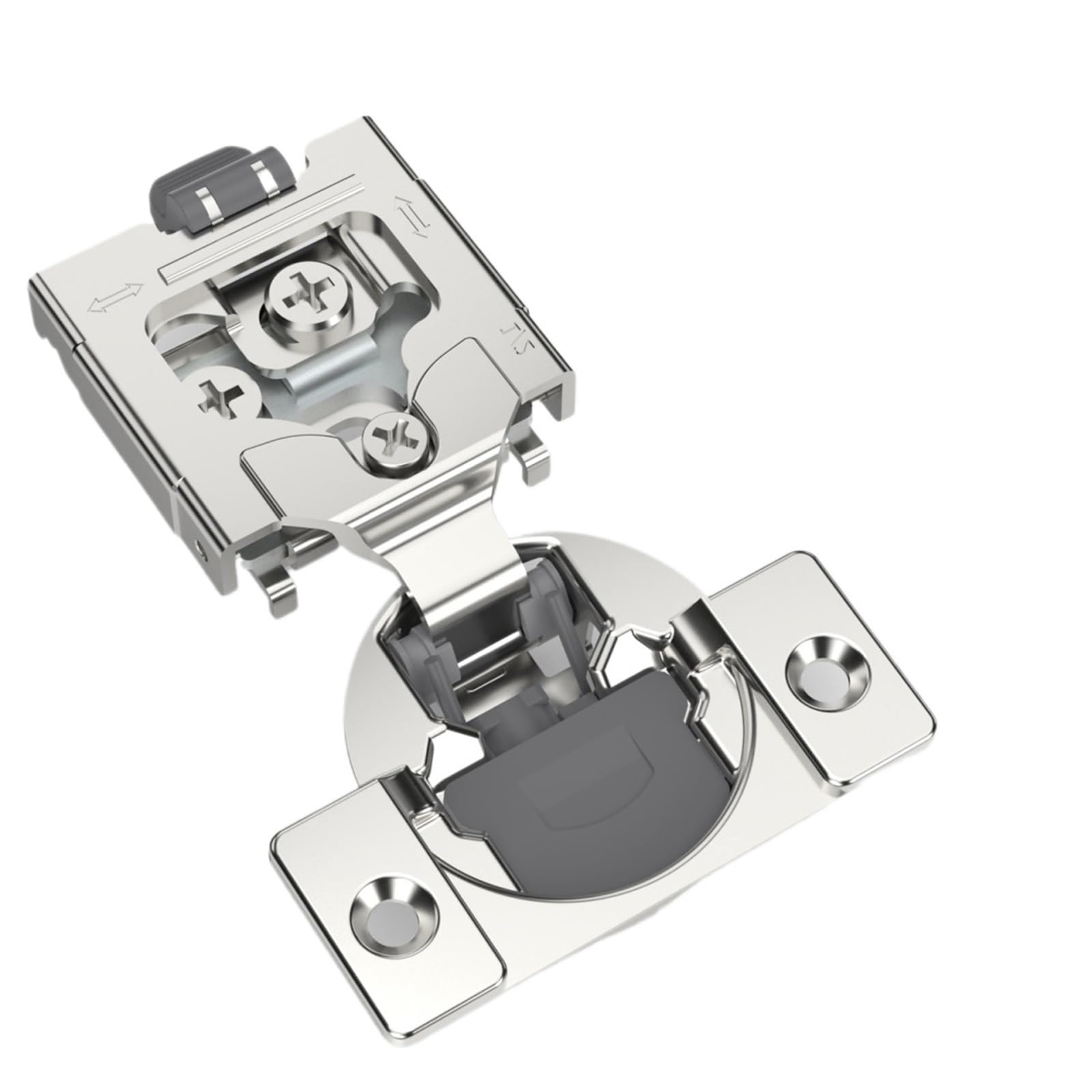 Kdhcvkz 10Pcs 1Pcs 1/2 Inch Cabinet Hinges Hidden Hinge Stainless Steel(10Pcs)