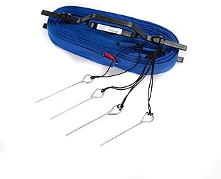 N58s Líneas de Voleibol, Unisex, Azul, 16x8m Ankerhaken