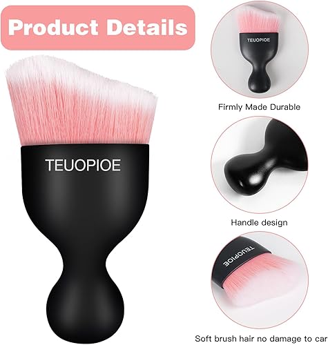 Miniatura 37 de Cepillo de limpieza interior de coche, cepillo para el interior del automóvil, cepillo para detallar el polvo, herramienta de limpieza