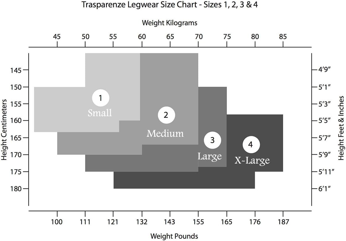 Trasparenze Debby 40デニールセミ不透明Non Control Top Pantyhose/タイツ US サイズ: