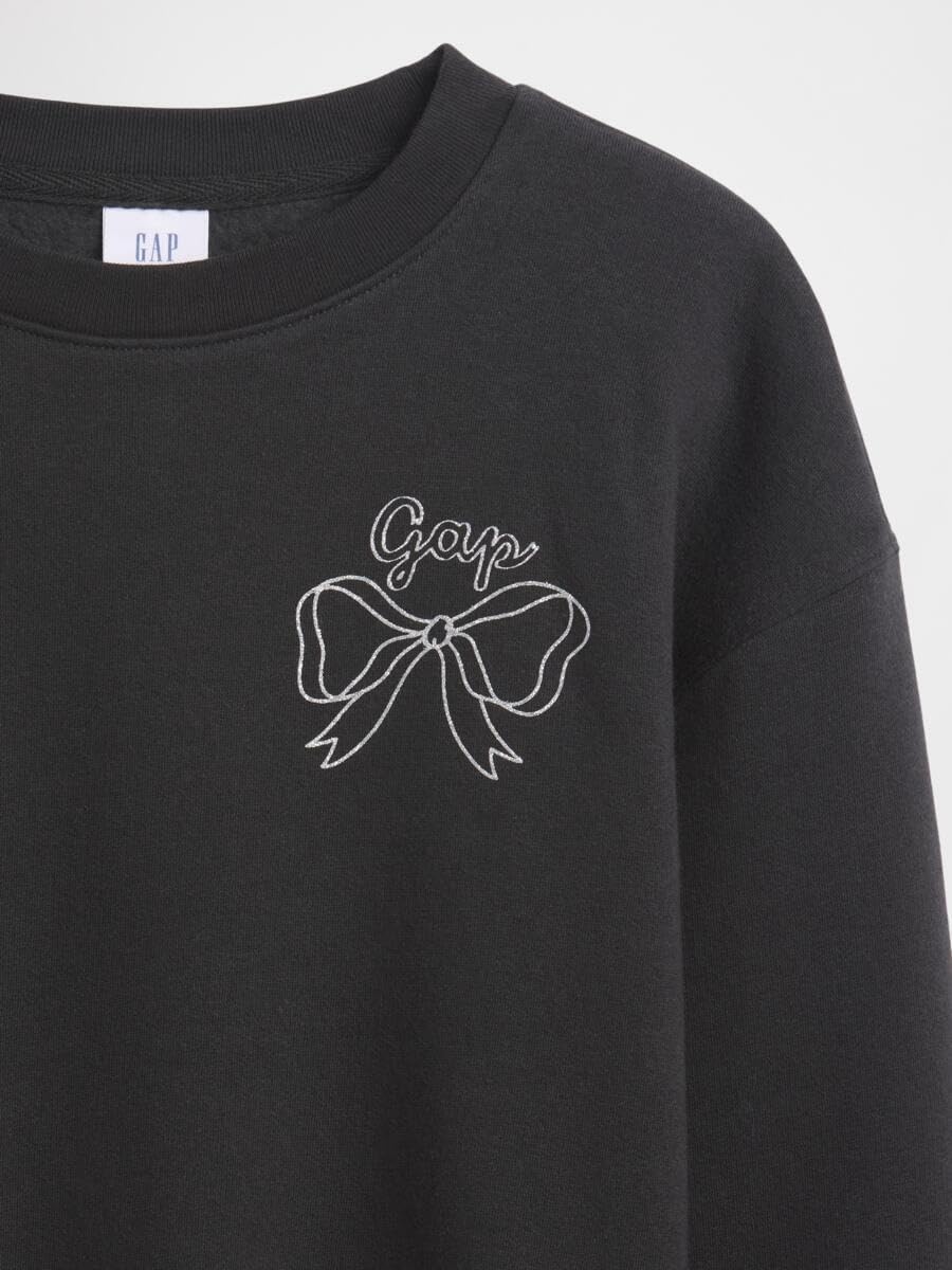 GAP girls Logo Relaxed Crew - Image 3