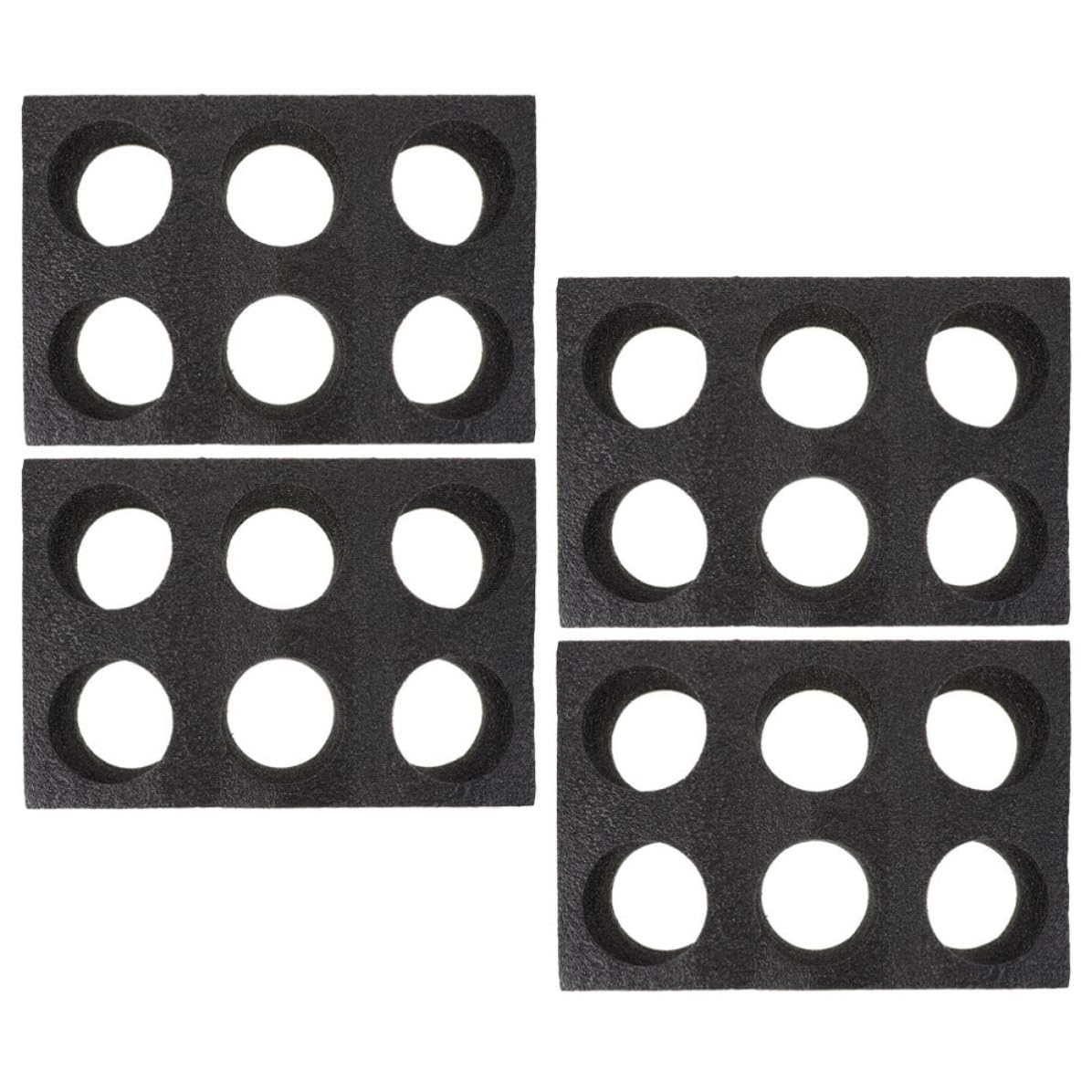 Plateau d'emballage pour boissons antichoc en mousse isolante avec six fentes de maintien stable