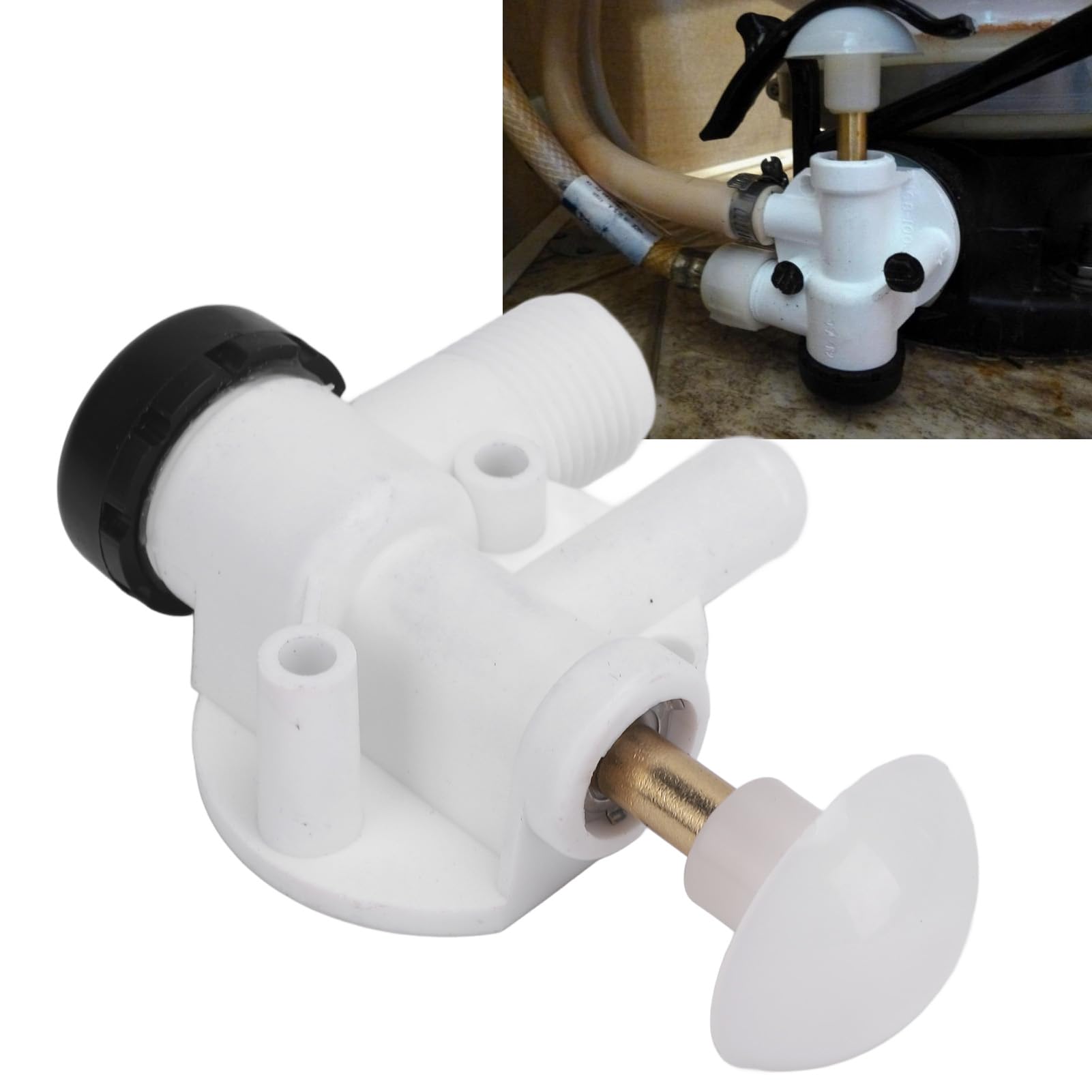 Kit De Valve D'eau De Toilette Pour Camping-car, Joints D'entrée 42049