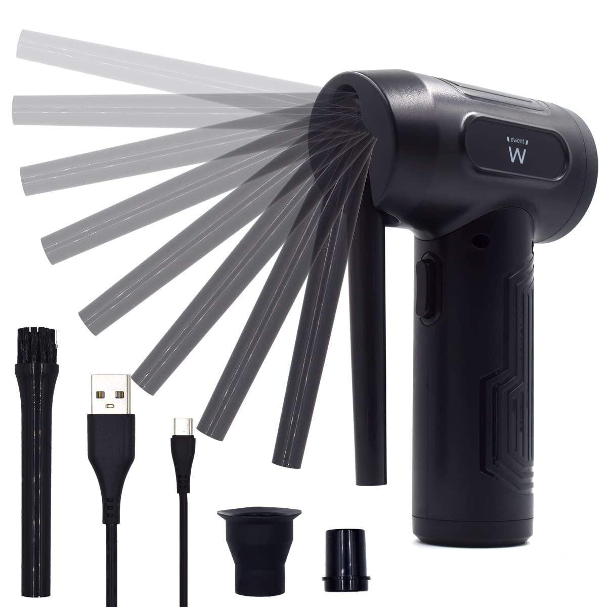 SOPLADOR EWENT DE AIRE ELECTRICO 60W 60.000RPM RECARGABLE
