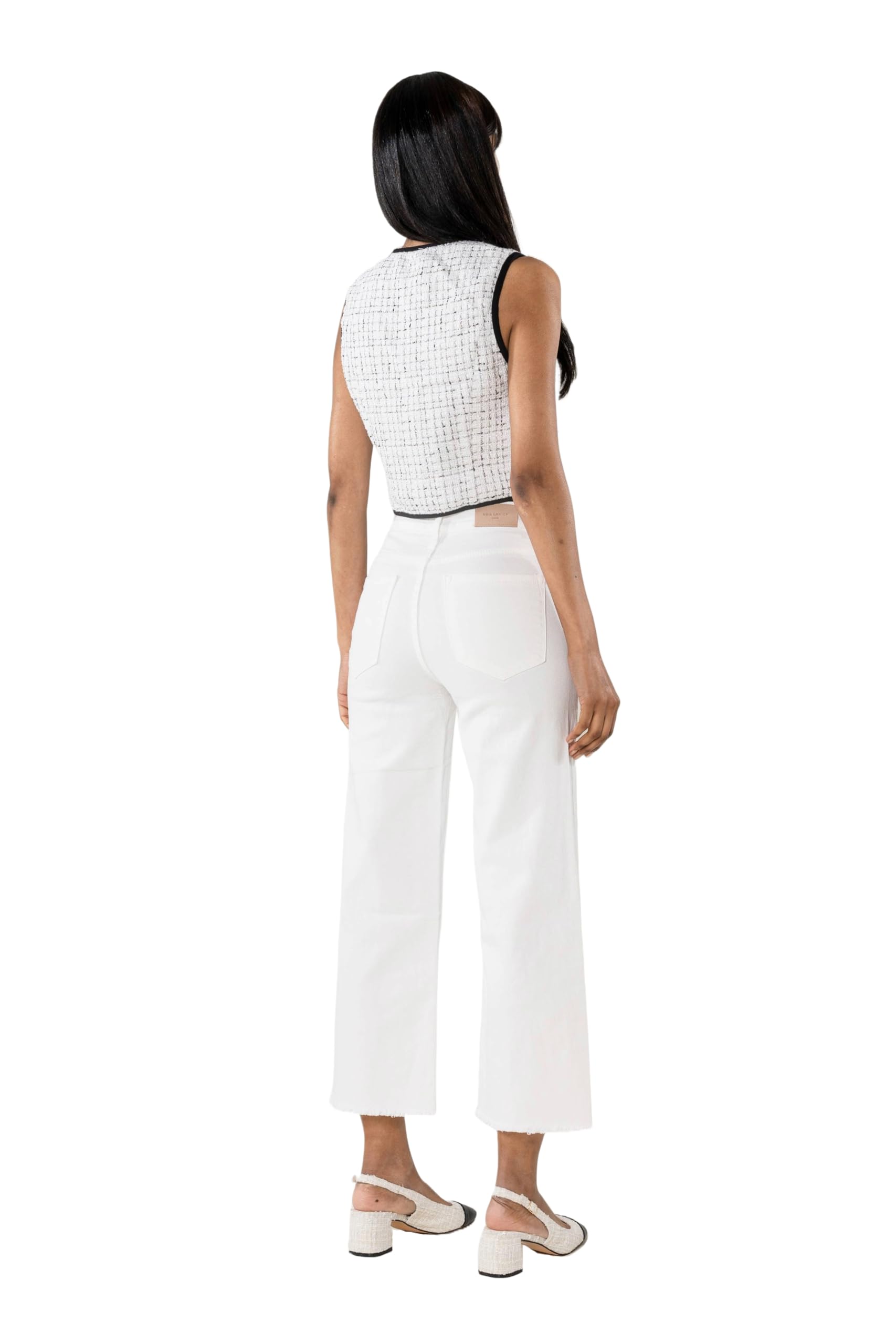 Nina Carter Q1850 - Pantalones vaqueros para mujer, diseño de tres cuartos
