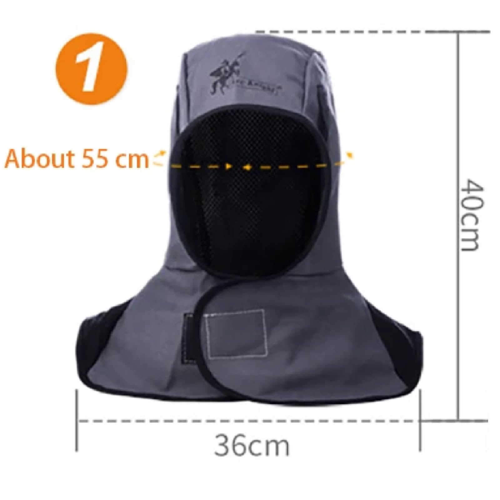 Gorro Soldador Para Careta Soldar, Capucha De Soldadura Ignifuga, Reutilizable, Lavable, Transpirable, Resistente al Desgaste y Ligero, Compatible Con Pantalla Caretas Máscara de Soldador (2 Unidades)