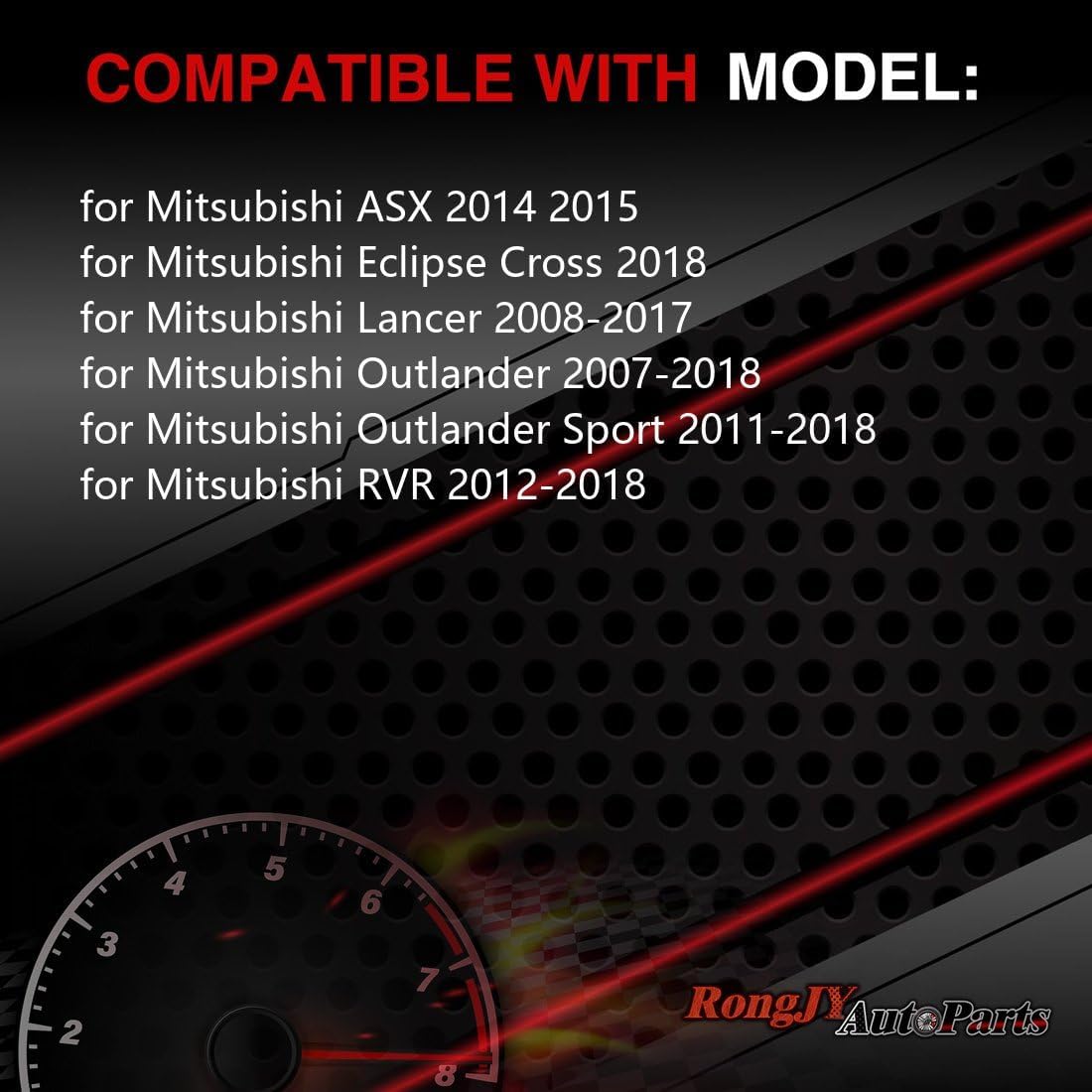 1PC Front Left Brake Hydraulic Hose for Mitsubishi Outlander 3.0L 2007-2018, for Eclipse Cross 1.5L 2018, for Lancer 2.0L 2008-2017, for Lancer 2.4L 2009-2017