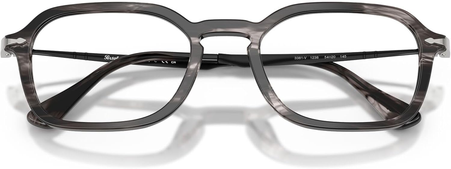 Persol Women's Po3381v Square Prescription Eyewear Frames