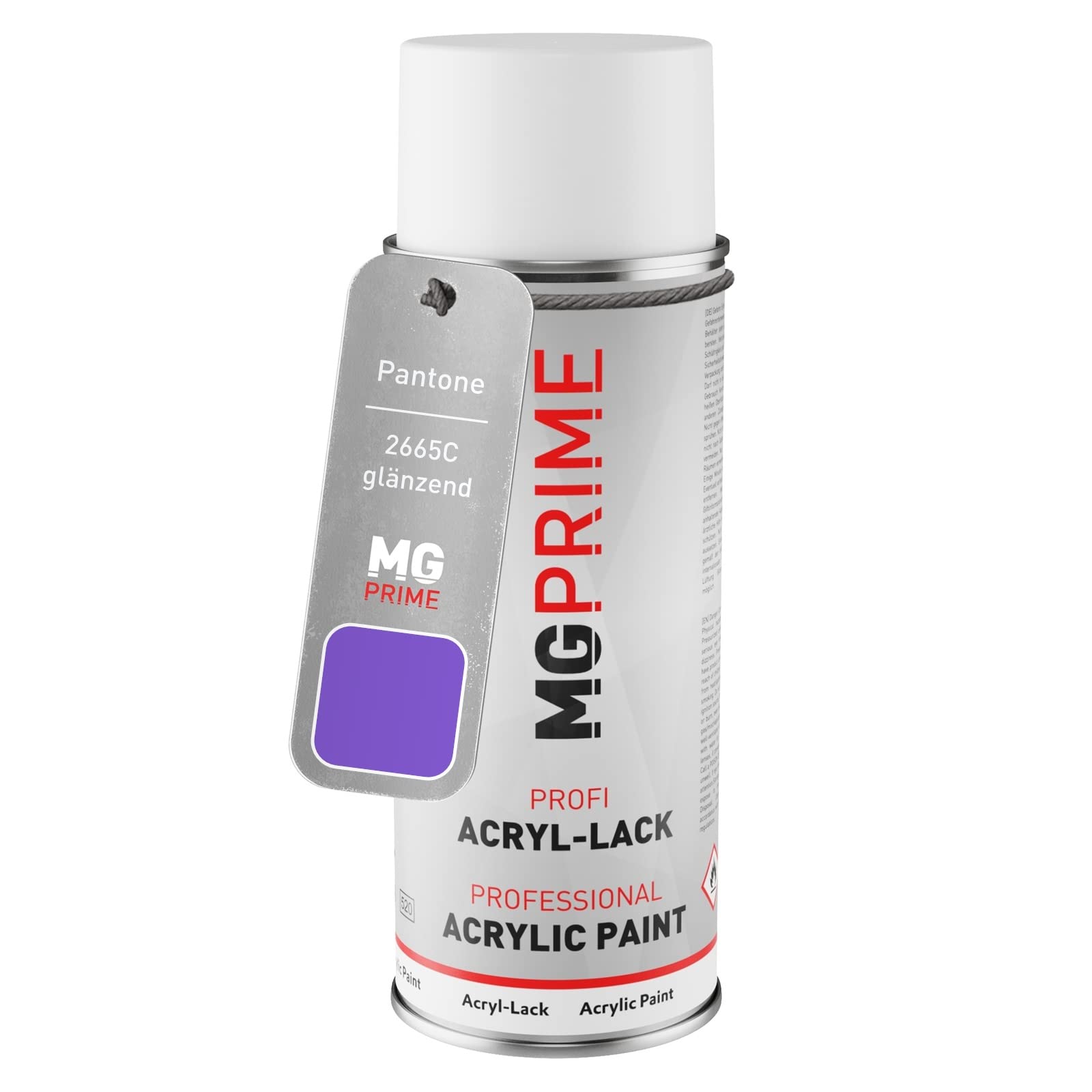 Mg Prime Violet Pantone 2665C Spray Can 400 Ml Glossy Quick-Drying