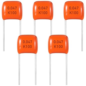 Orange Guitar Capacitor for Electric Guitar Bass .047 uF 5psc 473