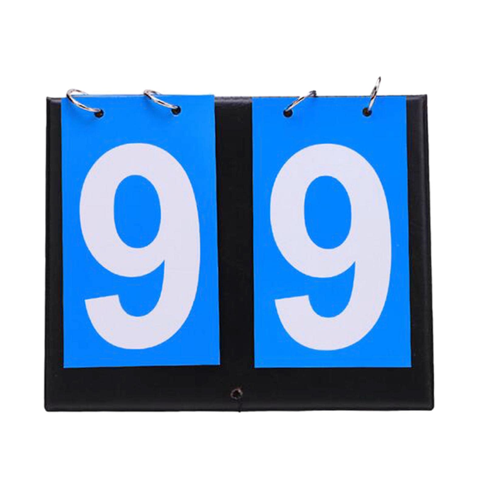 LYLA 2 Digit Score Keeper Flips Up Tabletop Scoreboard for Basketball Ball Blue-image-48