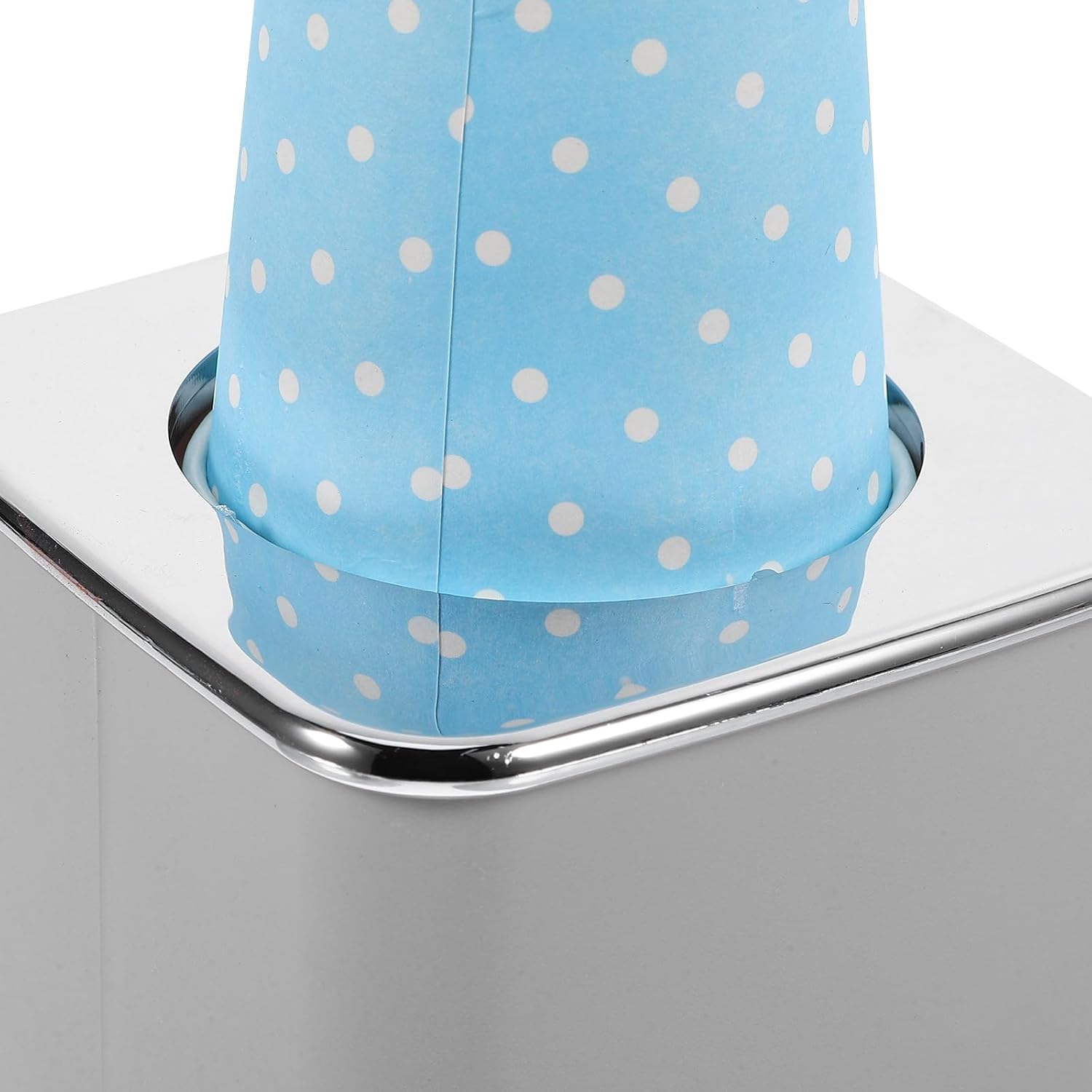 Bathroom Cup Dispenser 3 Oz Countertop: Disposable Paper Cup Holders Compact Dispenser Rinsing Storage Holder with 10pcs Random Paper Mug for Bathroom Kitchen Vanity