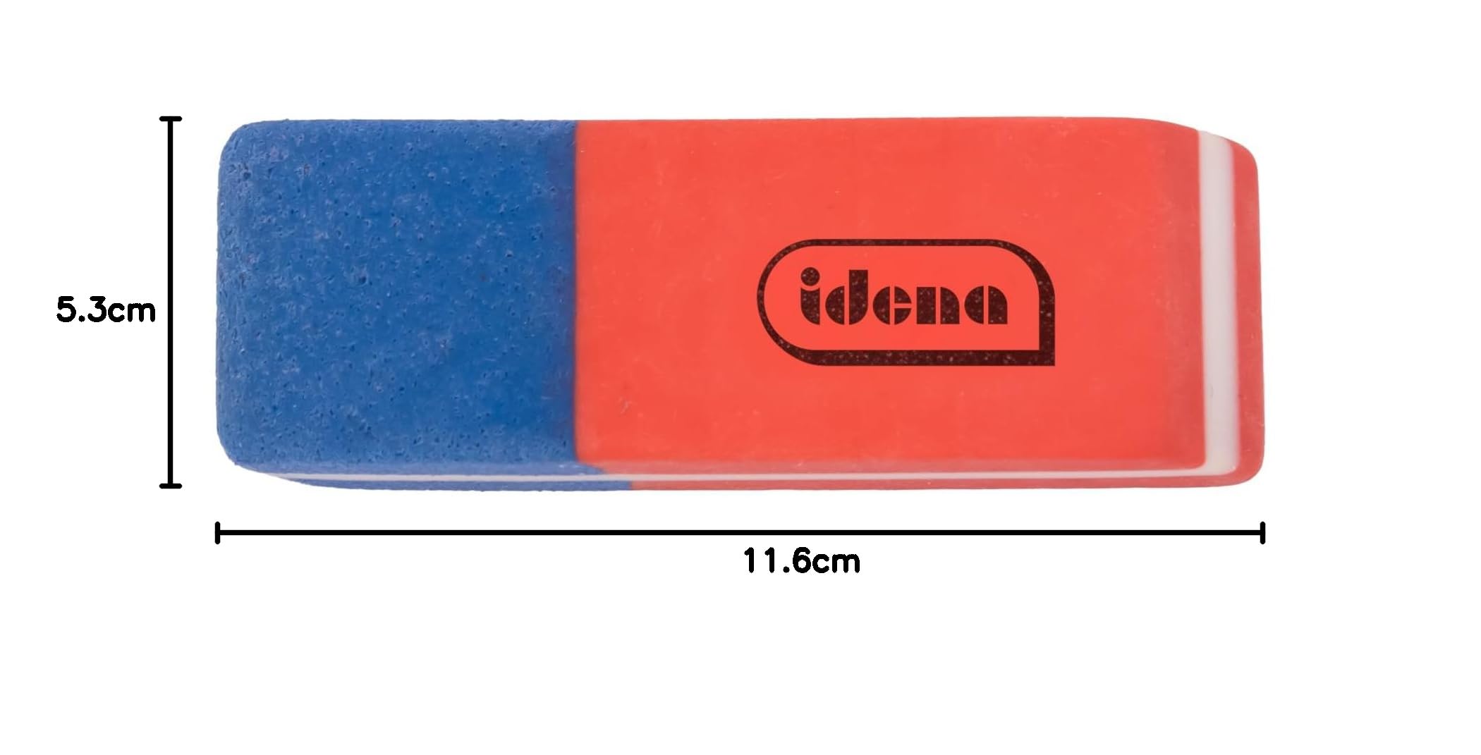 Idena 522023 - Goma de borrar para lápiz y tinta, 2 piezas