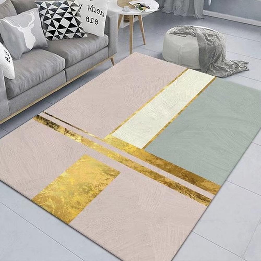 Tapis de décoration de salon nordique grande taille 200x300 en flanelle douce
