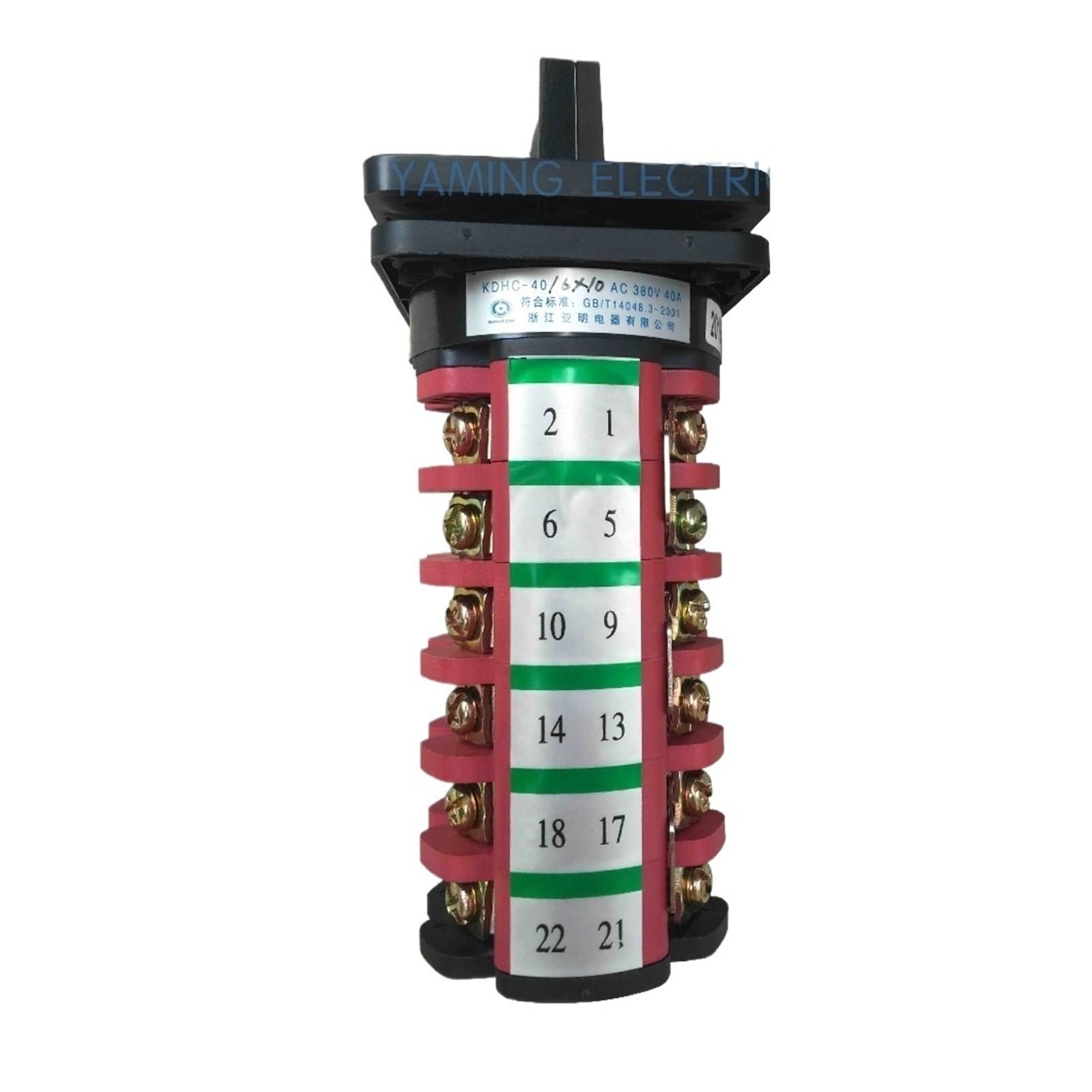Wtukmo KDHC-40/6 * 10 Rotary Switch 10 Position 6 Pole 40a Switch cam Switch Changeover Switch bx6 Welding Machine Manufacturer(1-10position)
