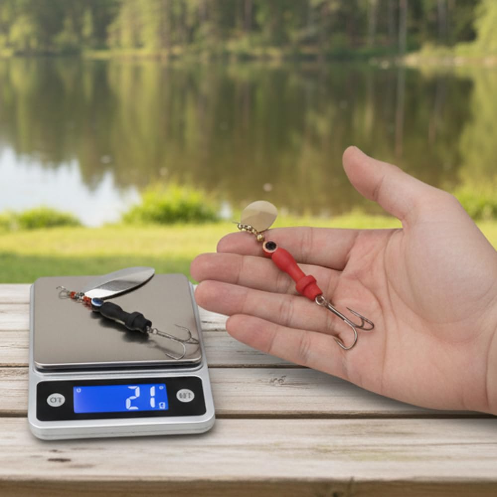 The Secret to Big Catches: Coral India Dushman 21g Heavy Spinner Set | Red-Black Double Combo | Brass Body, Sharp Treble Hook | Designed for Successful Fishing 1