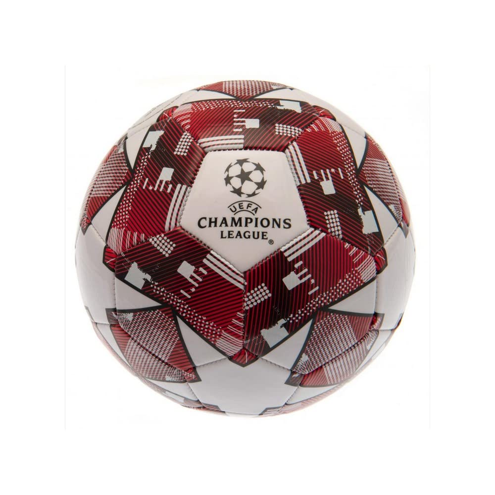 Amazon.co.jp: UEFA Champions League Football Size 5 Red 7693