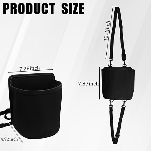 Miniatura 2 de Expansor de portavasos de automóvil para el lado del asiento del automóvil, bolsa de almacenamiento colgante multifuncional para botella de agua,