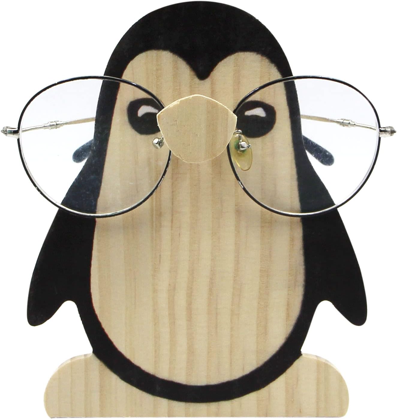 AIBEARTY Wooden Animal Glasses Holder Cute Animal Eyeglass Display Stand Rack Home Office Desktop Decoration Gift for Kids