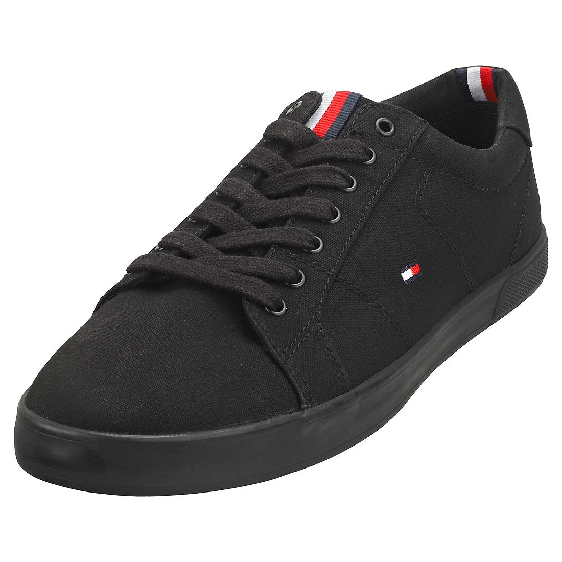 Tommy Hilfiger Men's H2285arlow 1d Sneaker 44 EU Black / Black