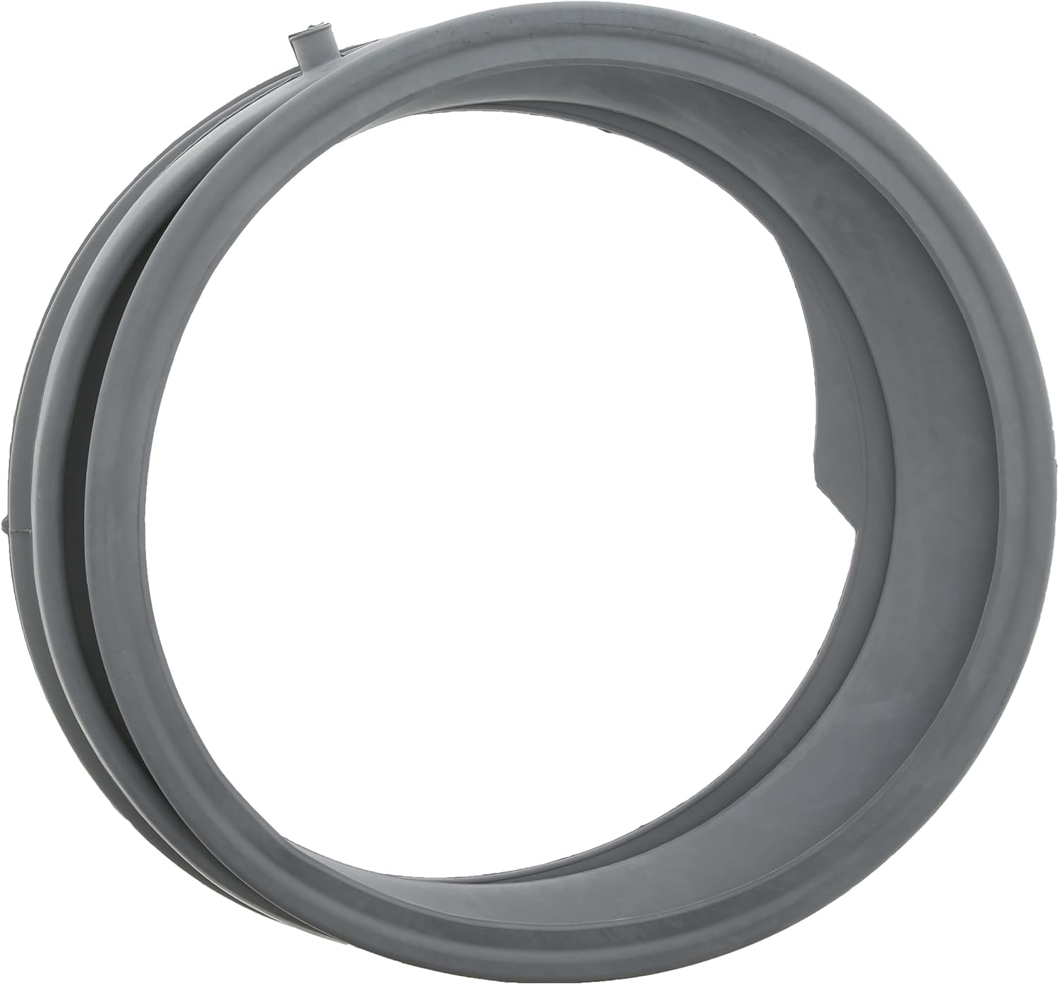 Washing machine door seal showing full profile